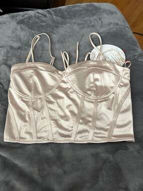 Mixed threads corset tank size XLarge new with tags